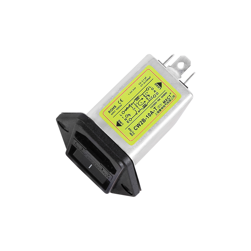 Filtro de potencia EMI de entrada IEC CW2B-1A/3A/6A/10A-T con fusible e interruptor opcionales 