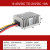 Convertidor de coche Boost Buck DC-DC no aislado de salida única de 9-40V a 24V 2-30A
