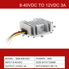 Convertidor de coche Boost Buck DC-DC no aislado de salida única de 8-40V a 12V 3A a 60A