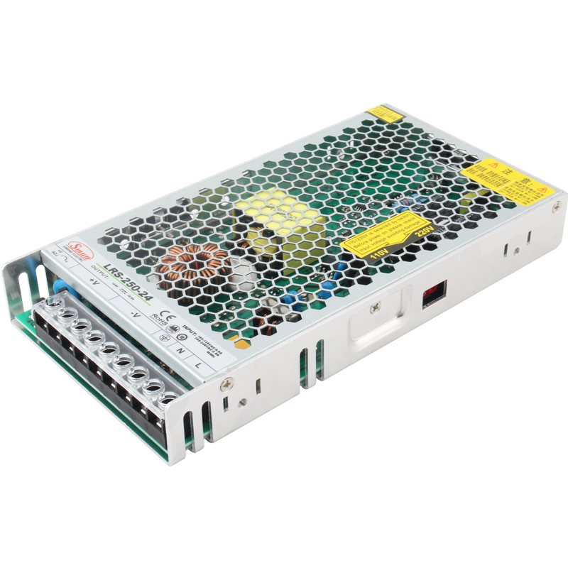 Fuente de alimentación conmutada delgada y cerrada serie LRS de 35 W a 600 W 