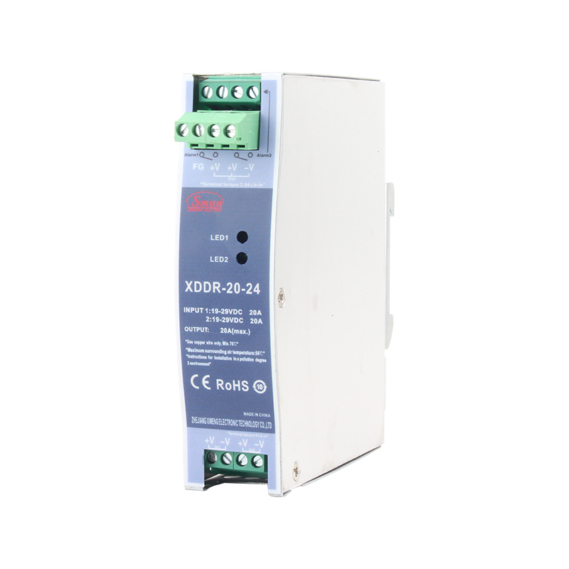 Módulo de redundancia tipo carril Din XDDR-20/DRDN-20 20A 12V/24V/48V compatible con sistema de redundancia 1+1 y N+1