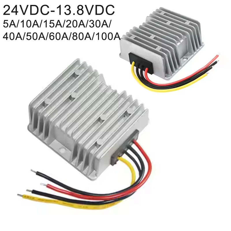 Convertidor reductor de corriente CC de 24V a 13,8V, 5A a 100A, CC, CC