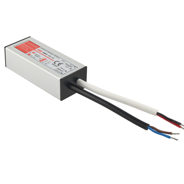 SMA-10-12 12VDC 1A 12W Fuente de alimentación impermeable de voltaje constante