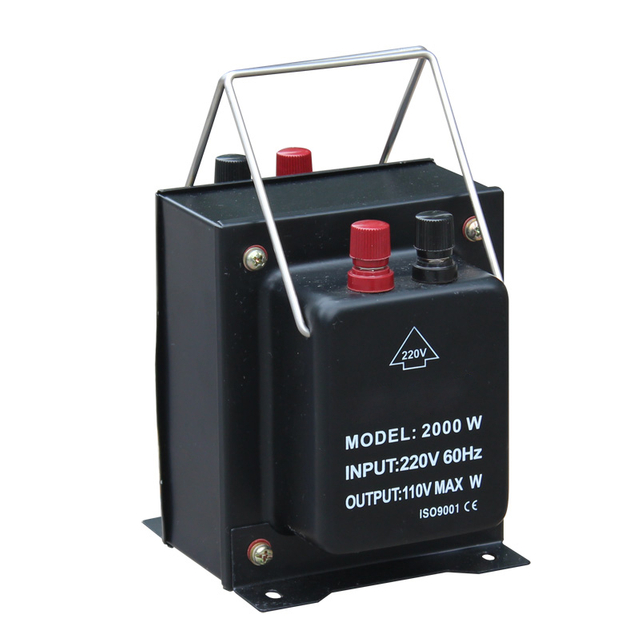 Transformador reductor y elevador serie TC de 100 W a 3000 W, 110 V/220 V