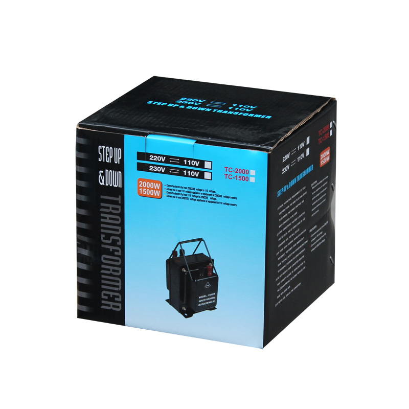 Transformador reductor y elevador serie TC de 100 W a 3000 W, 110 V/220 V