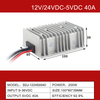 12V/24VDC a 5VDC 3A a 60A Convertidor DC-DC Buck IP68 impermeable no aislado 