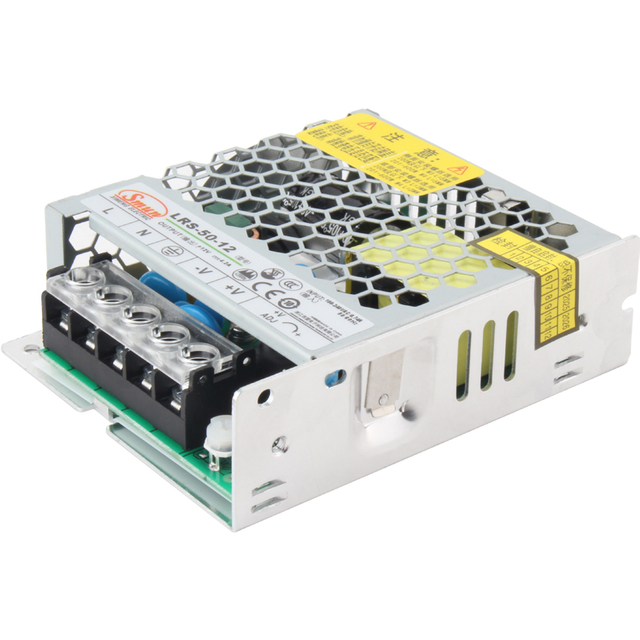 Fuente de alimentación conmutada delgada y cerrada serie LRS de 35 W a 600 W 