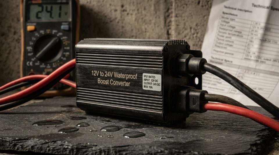 C&oacute;mo elegir el convertidor elevador resistente al agua de 12 V a 24 V adecuado seg&uacute;n las especificaciones