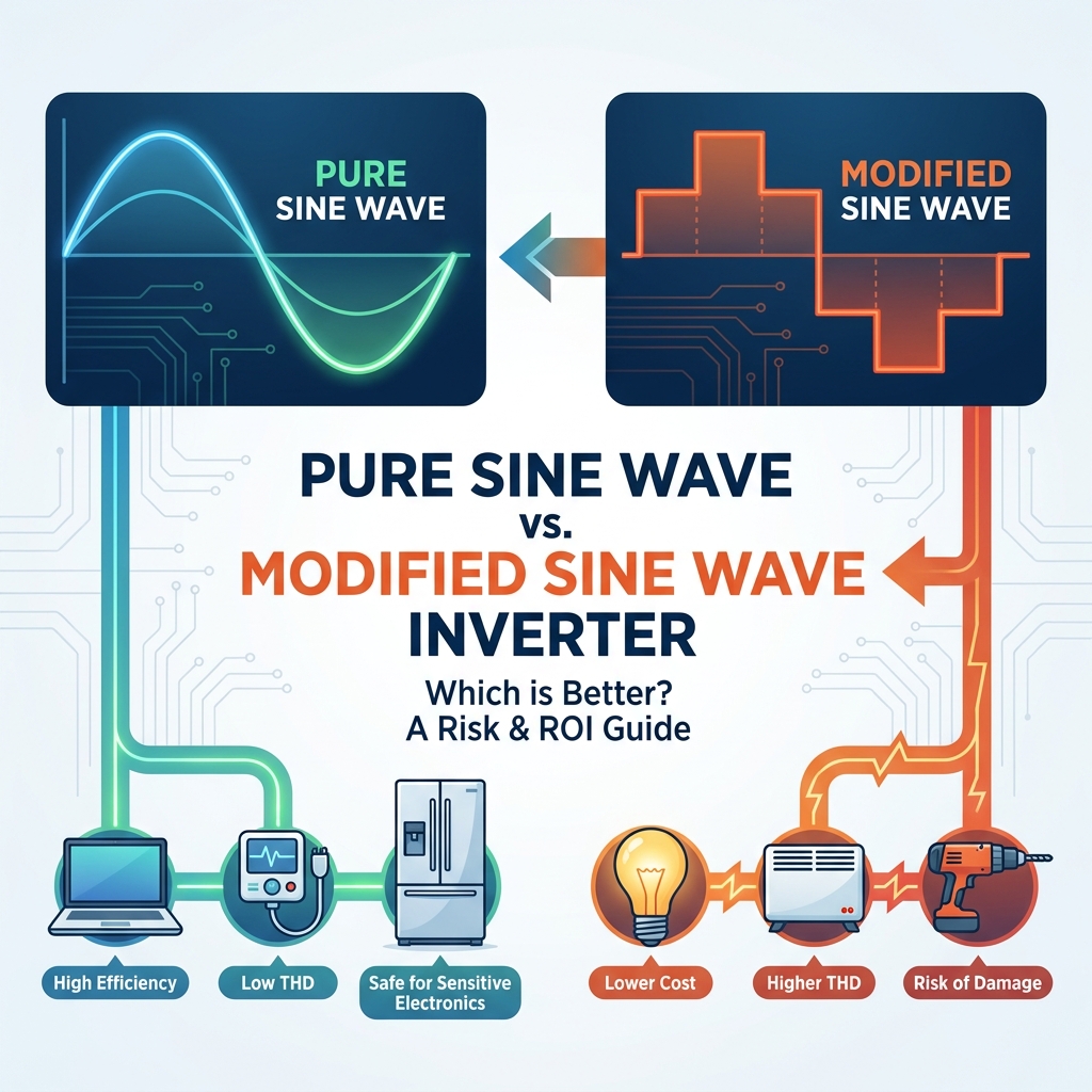 Inversor de onda sinusoidal pura versus inversor de onda sinusoidal modificada: cuál es mejor